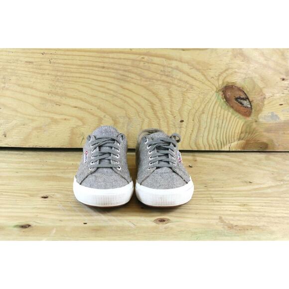 Superga Sneakers Gray Womens 8.5 Wool Blend Classic Low Top - Picture 2 of 9